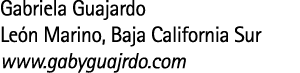 Gabriela Guajardo Le n Marino  Baja California Sur www gabyguajrdo com 