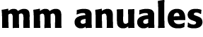 mm anuales