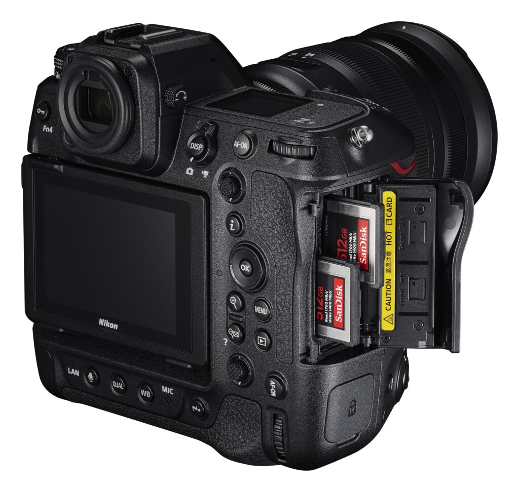  Nikon Z 9, Insignia cámara fotográfica profesional de  fotograma completo sin espejo