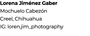 Lorena Jim nez Gaber Mochuelo Cabez n Creel, Chihuahua IG: loren.jim_photography 